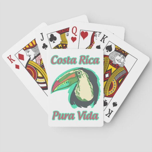 Costa Rica Pokerkaarten (Achterkant)