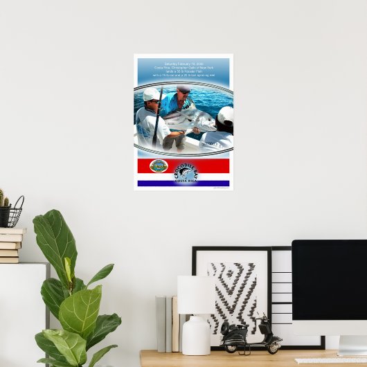 Costa Rica Poster (Thuiskantoor)