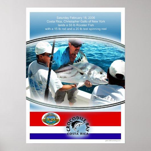 Costa Rica Poster (Voorkant)