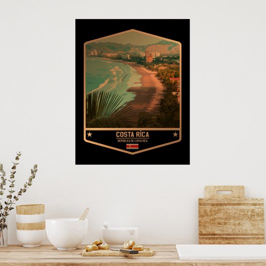 Costa Rica Poster (Keuken)