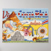 COSTA RICA POSTER (Voorkant)