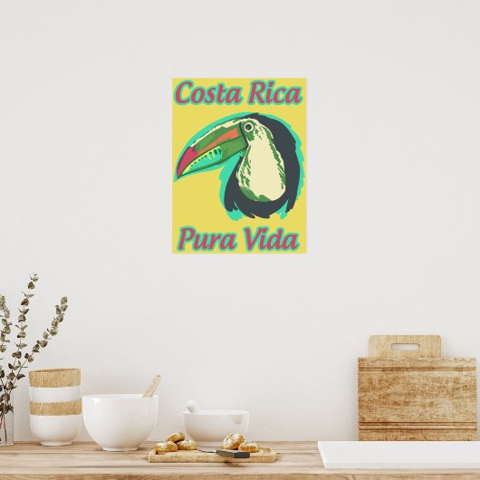 Costa Rica Poster (Keuken)