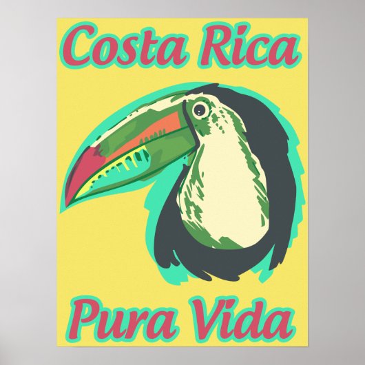 Costa Rica Poster (Voorkant)