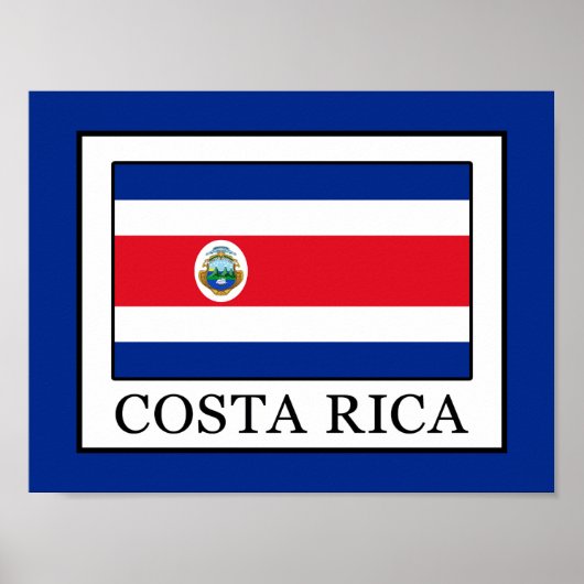 Costa Rica Poster (Voorkant)
