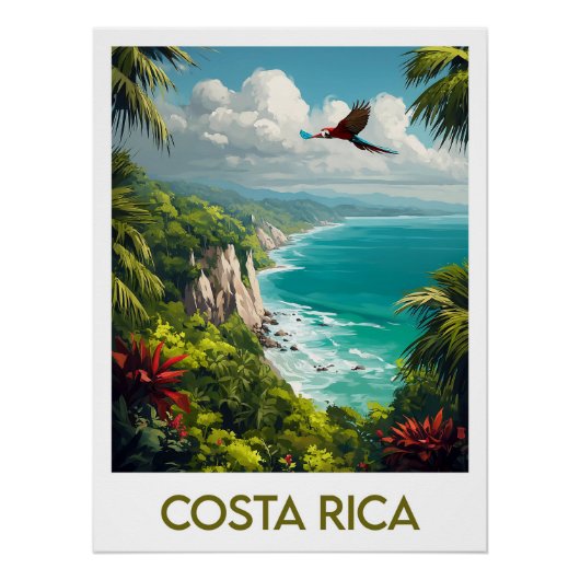 Costa Rica Poster (Voorkant)