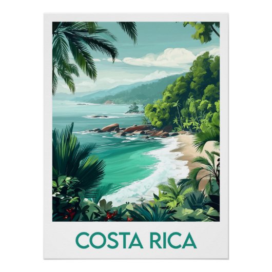 Costa Rica Poster (Voorkant)