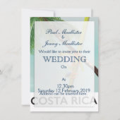 Costa Rica - poster voor kikkervispatie Kaart (Voorkant)