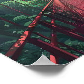 Costa Rica Print Costa Rica Illustration Rainfores (Hoek)