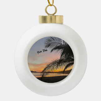Costa Rica "Pura Vida" Aandenken Kerst Ornament