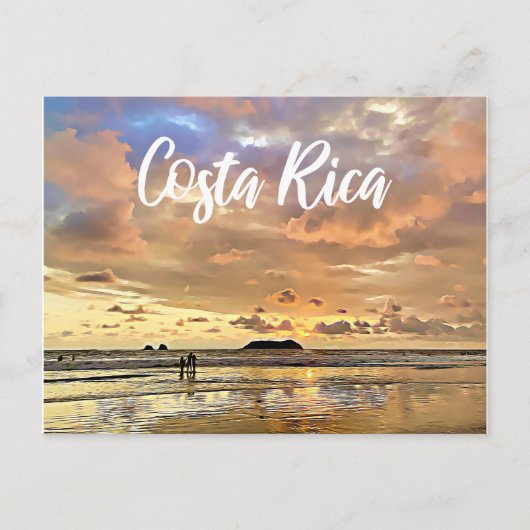 Costa Rica Pura Vida Briefkaart (Voorkant)