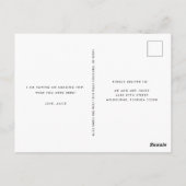 Costa Rica Pura Vida Briefkaart met tropisch lef (Achterkant)