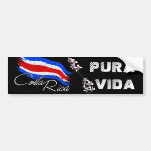 Costa Rica Pura Vida Bumpersticker