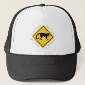 Costa Rica Pura Vida Monkey Crossing Trucker Pet (Voorkant)