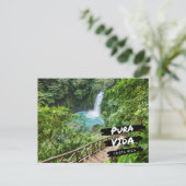 Costa Rica Pura Vida Rio Celeste Briefkaart (Staand voorkant)