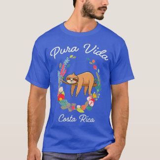 Costa Rica Pura Vida Sloth T-shirt