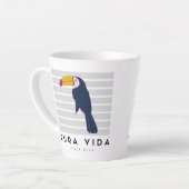 Costa Rica Pura Vida Toucan Coffee Latte Mok (Linkerhoek)