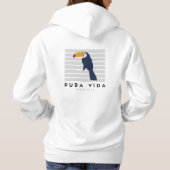 Costa Rica Pura Vida Toucan Hoodie (Achterkant)