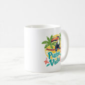 Costa Rica Pura Vida Toucan Koffie Mok (Voorkant rechts)