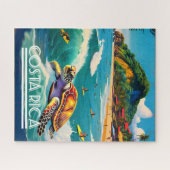 Costa Rica | Pura Vida Travel  Retro Legpuzzel (Horizontaal)