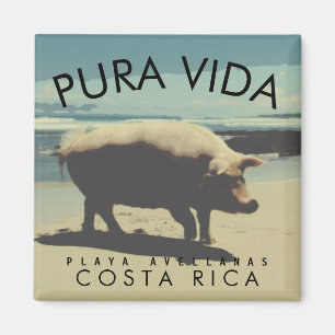 Costa Rica Pura Vida Your Photo Souvenir Magneet
