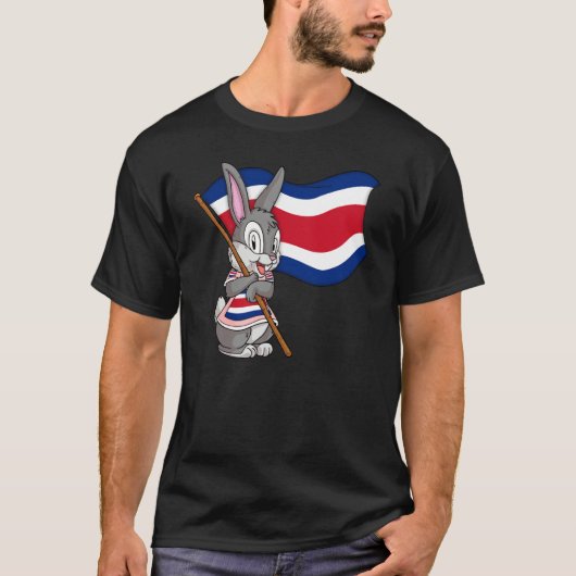 Costa Rica Rabbit T-shirt (Voorkant)