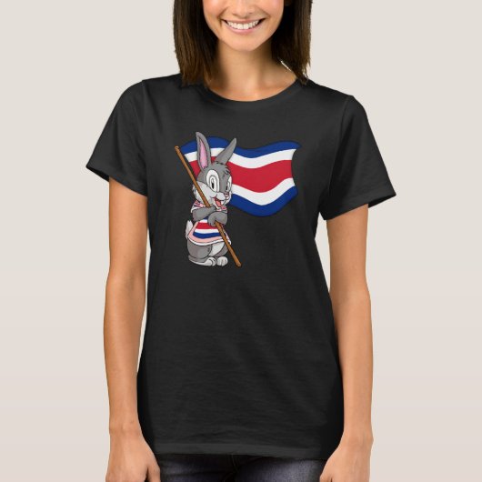 Costa Rica Rabbit T-shirt (Voorkant)