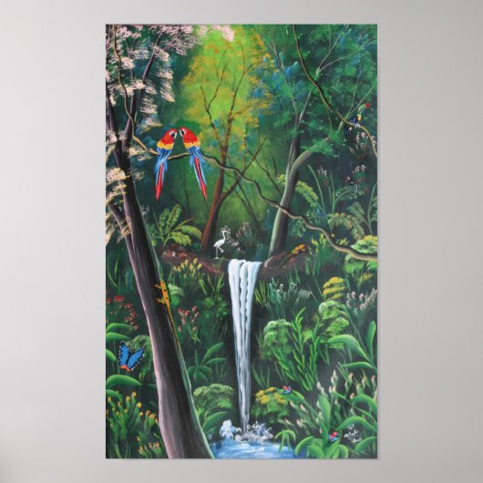 Costa Rica Rainforest Print (Voorkant)