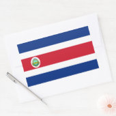 COSTA RICA RECHTHOEKIGE STICKER (Envelop)