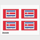 Costa Rica Rechthoekige Sticker (Vel)