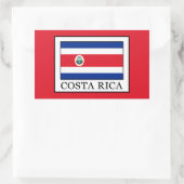 Costa Rica Rechthoekige Sticker (Tas)