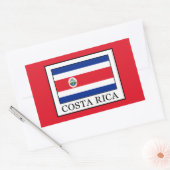 Costa Rica Rechthoekige Sticker (Envelop)