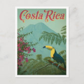 Costa Rica Reis Oude Stijl  Briefkaart (Voorkant)