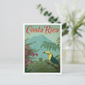 Costa Rica Reis Oude Stijl  Briefkaart (Staand voorkant)