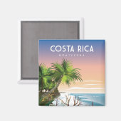 Costa rica reismagneet magneet (Voorkant / Achterkant)