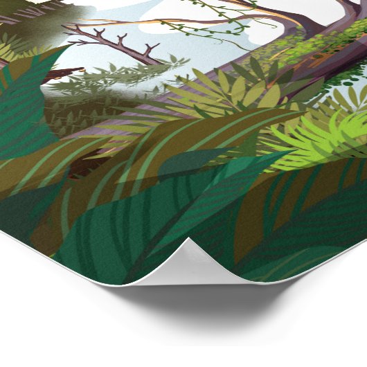 Costa Rica | Reisposter | tropische stranden Poster (Hoek)