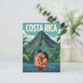 Costa Rica Reizen Briefkaart (Staand voorkant)