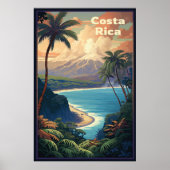 Costa Rica, Reizen Poster (Voorkant)