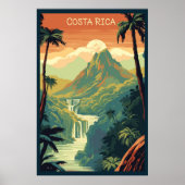 Costa Rica, Reizen Poster (Voorkant)