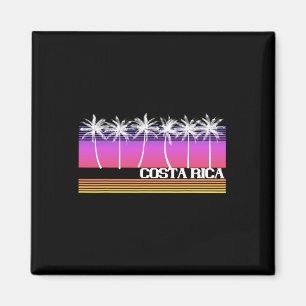 Costa Rica Retro Stijl Strand Eiland Vintage Zonso Magneet