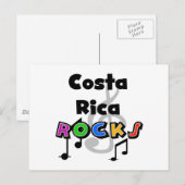 Costa Rica Rocks Briefkaart (Voorkant / Achterkant)