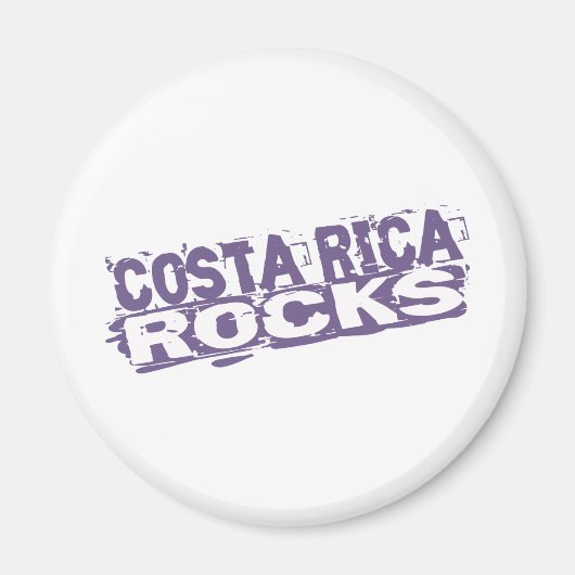 Costa Rica Rocks Magneet (Voorkant)