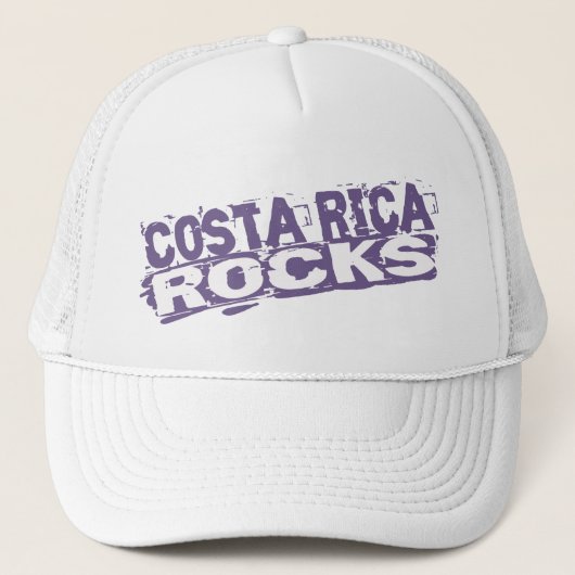 Costa Rica Rocks Trucker Pet (Voorkant)