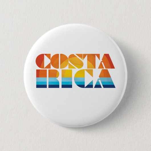 Costa Rica Ronde Button 5,7 Cm (Voorkant)