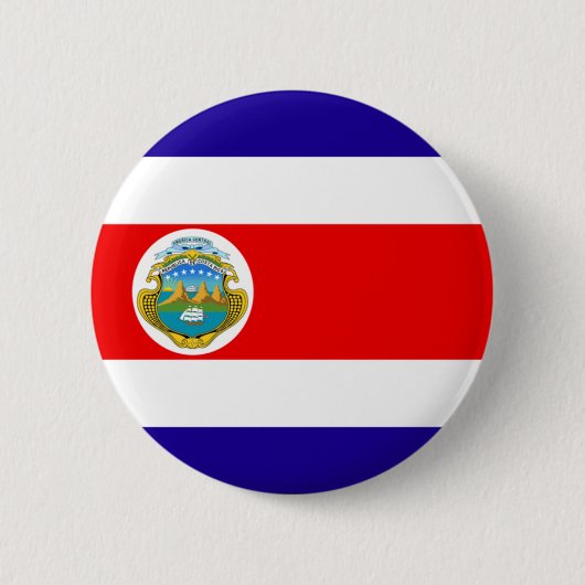 Costa Rica Ronde Button 5,7 Cm (Voorkant)