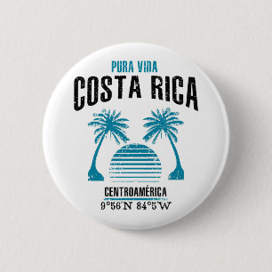 Costa Rica Ronde Button 5,7 Cm