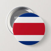 Costa Rica Ronde Button 7,6 Cm (Voorkant /achterkant)