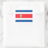 Costa Rica Ronde Sticker (Tas)