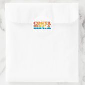 Costa Rica Ronde Sticker (Tas)