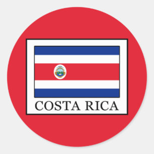 Costa Rica Ronde Sticker