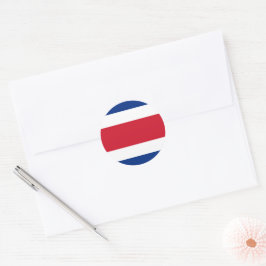 Costa Rica Ronde Sticker